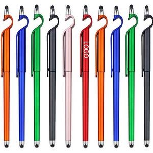 Multifunctional 3 in 1 Phone Stand Stylus Ballpoint Pens