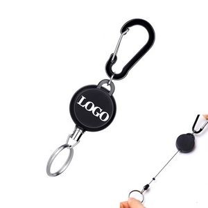 Adjustable Key Chain with Carabiner