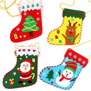 Christmas Felt Craft DIY Christmas Felt Stockings with Ornaments