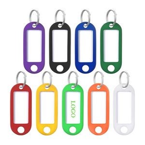 Colorful Plastic Key Tags