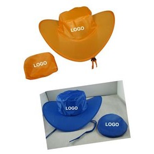 Foldable Cowboy Hat With Pouch