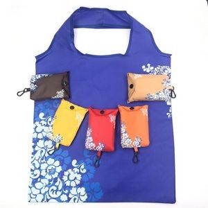 190T Polyester Folded Reusable Tote Bag