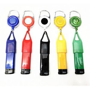 Retractable Badge Reel With Lighter Sleeve