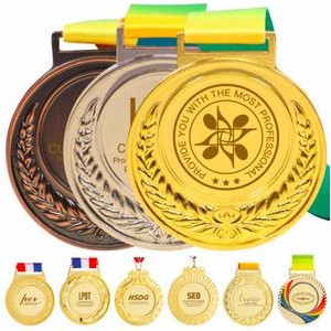 Winner Medals With Ribbon