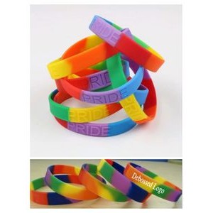 Rainbow Silicone Bracelet