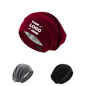Satin Lined Hair Care Sleeping Hat
