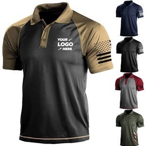 Men's Interlock Polyester Short Sleeve Polo Shirt