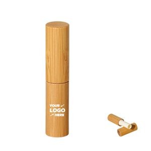 Empty Bamboo Lipstick Tube