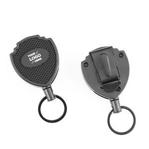 Outdoor Hiking Retractable Keychain