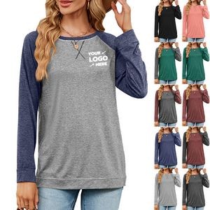 Women Long Sleeve Casual Pullover