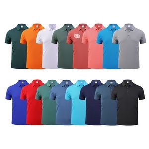 Men's Polo Shirt Quick Dry Performance Short Sleeve Jersey Golf Shirt