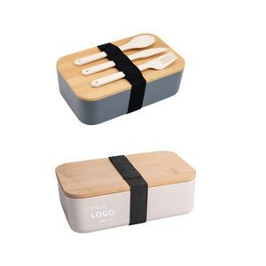 Bento Box with Bamboo Cover