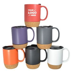 Barista Ceramic Custom Mugs With Cork Bottom