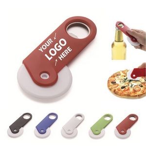 Circular Pizza Knife With Bottle Opener