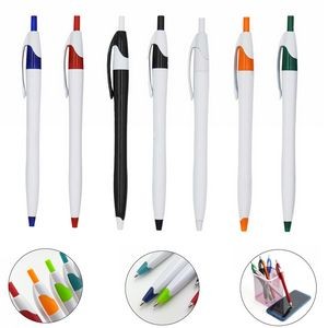 Retractable Plastic Ballpoint Pens - Effortless Writing