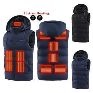 USB Charging Hooded Heated Vest - Warmth for Men and Women