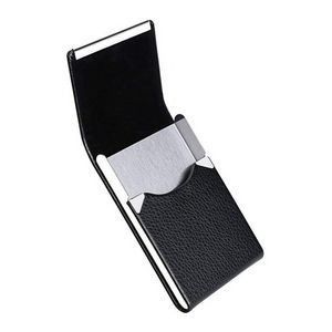 Chic Faux Leather Card Holder - Stylish Professional Wallet
