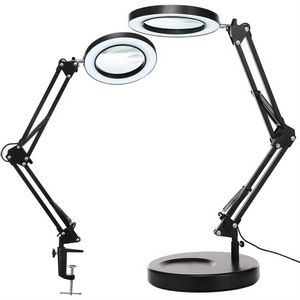 10X Magnifying Glass with LED Light and Adjustable Stand