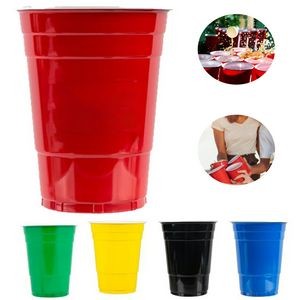 Disposable 16 Oz Party Cups - Convenient Single Wall Plastic