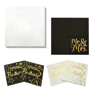 Stylishly Absorbent: Personalized Cocktail Napkins