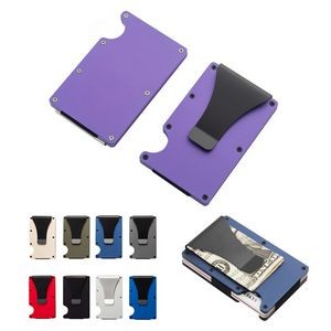 Sleek Aluminum Credit Card Holder for Adult's Smart Wallet Automatic Card Pop Feature