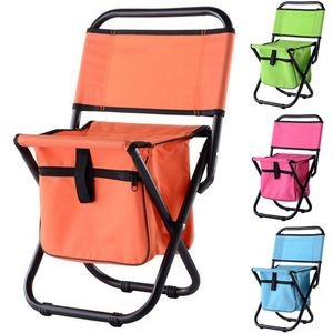 Comfort Foldable Chair with Built-in Cooler Bag