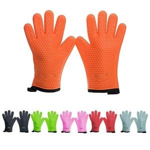 Extreme Heat Resistant BBQ Silicone Oven Gloves