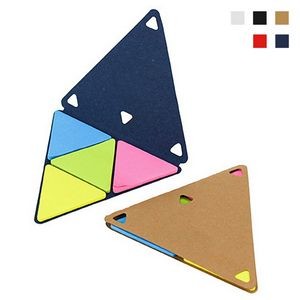 Triangular Sticky Office Note Pad
