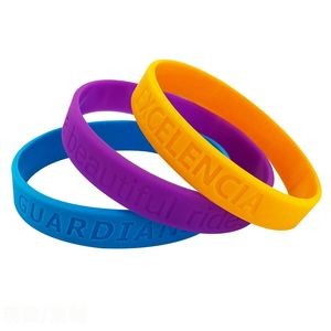 Debossed Awareness Silicone Bracelet - Express Delivery