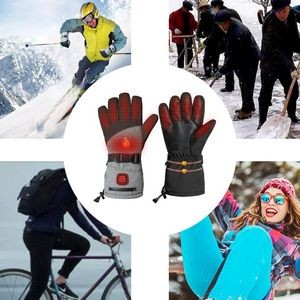 Electrically Heated Waterproof Winter Gloves for Ultimate Warmth