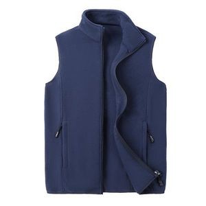 Zippered Pockets Fleece Vest for Ultimate Comfort & Style