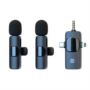 3-in-1 Wireless Lavalier Microphones
