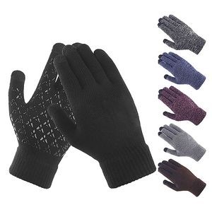Knitted Touchscreen Gloves for Cozy Winter Warmth