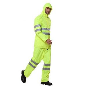 Reflective Rain Jacket Suit: Ultimate Safety in Wet Conditions
