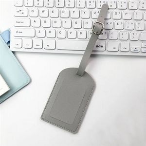 PU Travel Luggage Tag with Strao