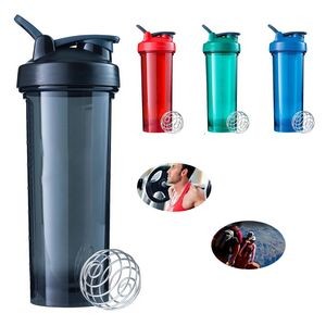 Stainless Steel 24oz Protein Shaker with Blender Ball