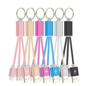 Keychain Charger Cable 2 In 1 Essential Solution!