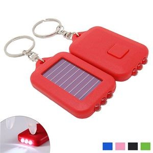 Sunlight in Your Pocket: Solar-Powered LED Flashlight Keychain