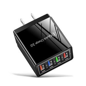 4 Port USB Quick Charge Fast Charger for Rapid Charging