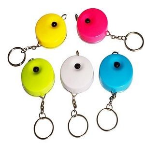 Soft Retractable Measuring Tape Key Chain