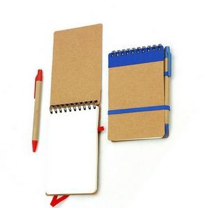 Spiral Notebook Set with Convenient Pen - Writing Essential