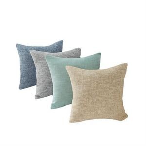 Linen Throw Pillow Covers Cushion Case 18x18 Inch