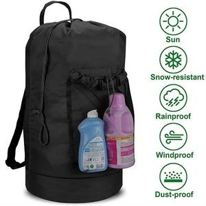 Heavy Duty Laundry Duffel Backpack with Adjustable Strap
