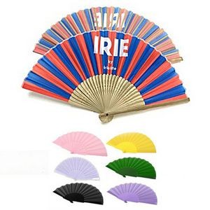 Elegant Silk Folding Fan for Cooling and Style