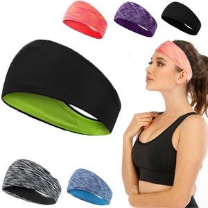 Premium Yoga Headband with Double Stitching