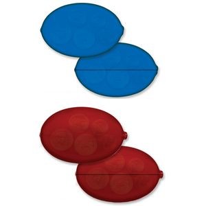Spot color oval coin holder for practical and stylish storage