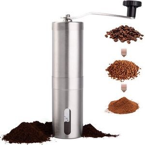 Precision Stainless Steel Manual Coffee Bean Grinder - Grind Your Perfect Cup