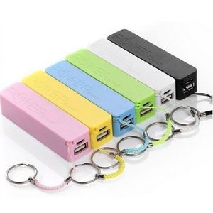 Mini Power Bank with Adorable Keychain - Portable Charging Solution