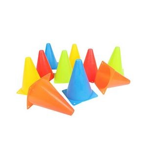 9-Inch Plastic Traffic Cones - Durable Marker Cones for Safety