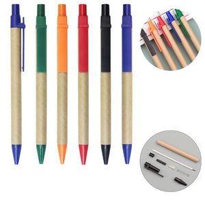 Eco Friendly Retractable Ballpoint - Sustainable Writing Solution